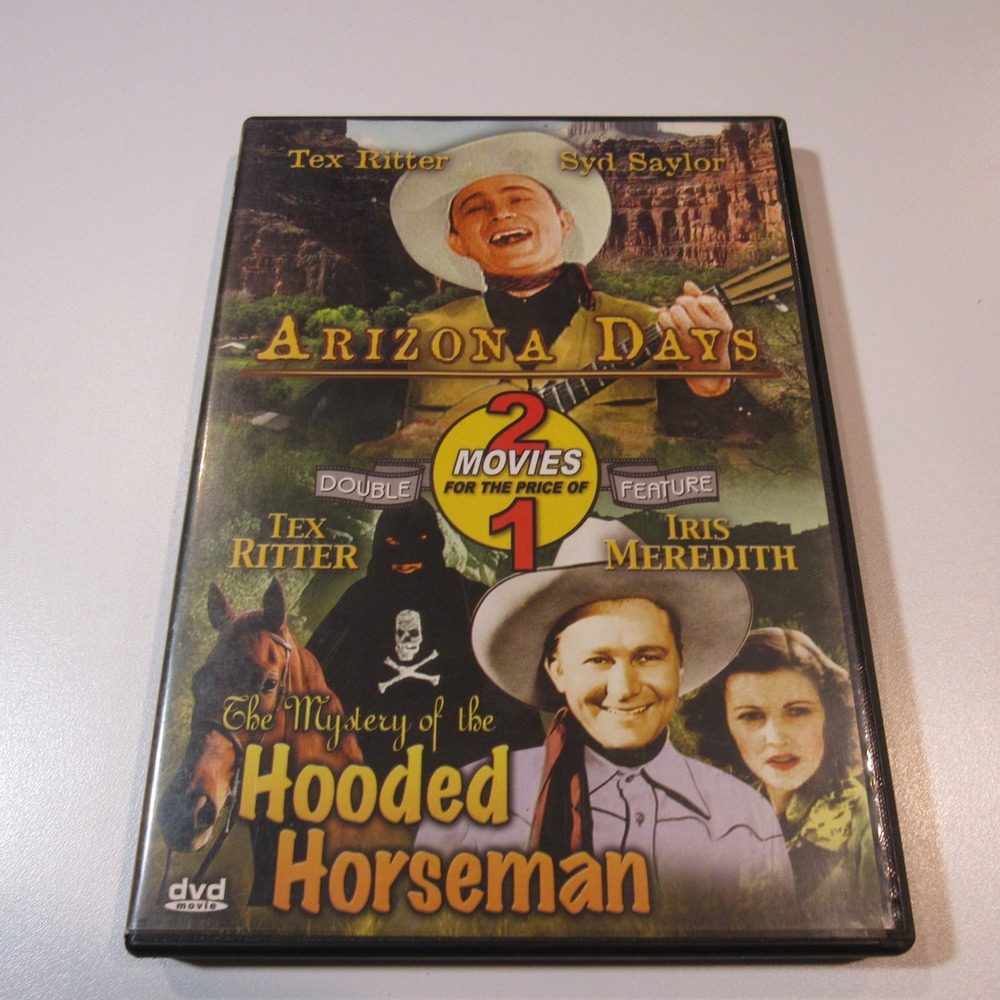 Tex Ritter Arizona Days & The Mystery of the Hooded Horseman DVD - Western